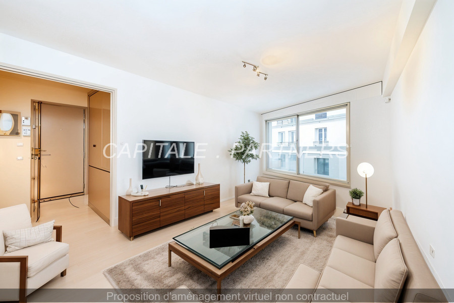 Appartement 2 chambres PARIS 16 - 75 m²;